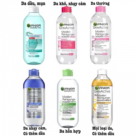 Nước tẩy trang làm sạch sâu GARNIER