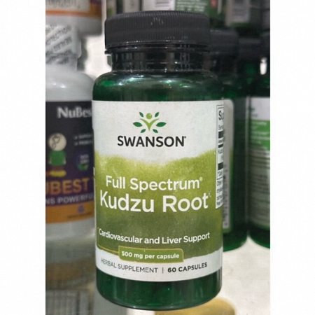 Viên uống hỗ trợ cai rượu Swanson Kudzu Root 500mg Mỹ date 2026