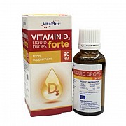 VITAMIN D3 Forte Vitaplus – Phòng ngừa và hỗ trợ điều trị thiếu Vitamin D
