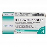 Vitamin D Fluoretten 500 IE Cho Trẻ Sơ Sinh Và Trẻ Nhỏ, 90 Viên