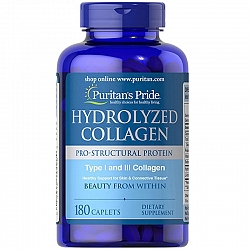 COLLAGEN THỦY PHÂN PURITAN'S PRIDE HYDROLYZED COLLAGEN 1000MG 180 VIÊN
