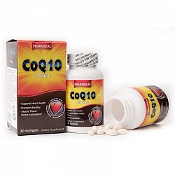 Viên uống hỗ trợ tim mạch CoQ10 Pharmekal hộp 1 lọ x 30 viên