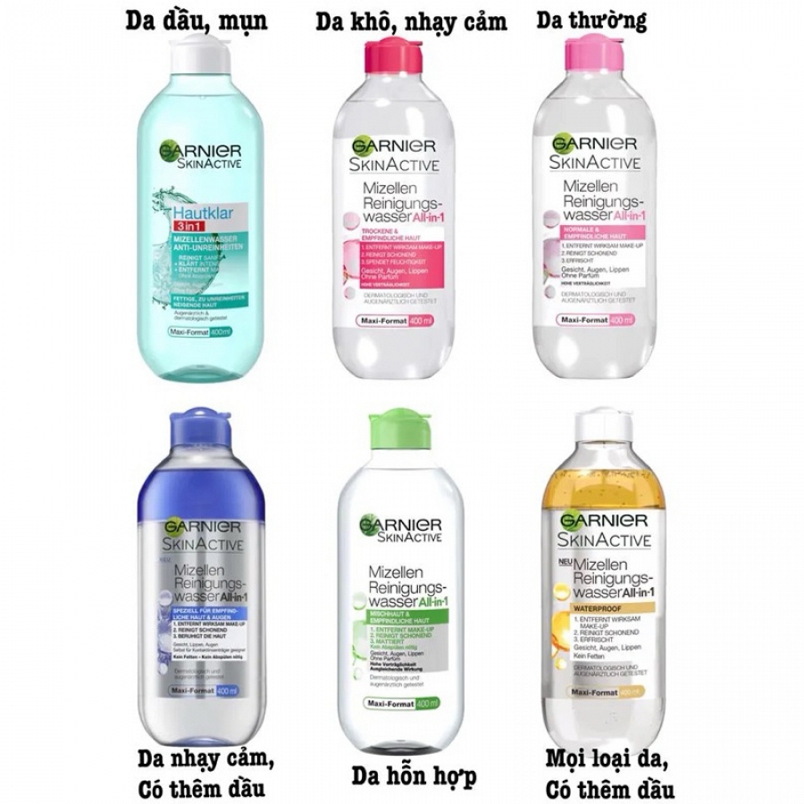 Nước tẩy trang làm sạch sâu GARNIER